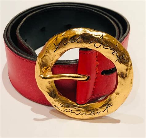 vintage yves st laurent belts.